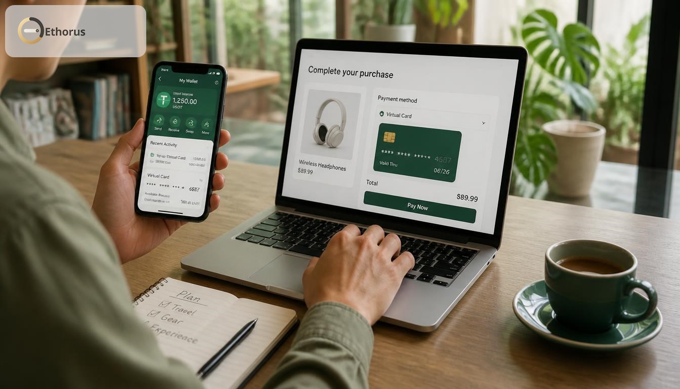 De USDT al gasto diario: Entendiendo las tarjetas virtuales financiadas con cripto imagen de apoyo dos