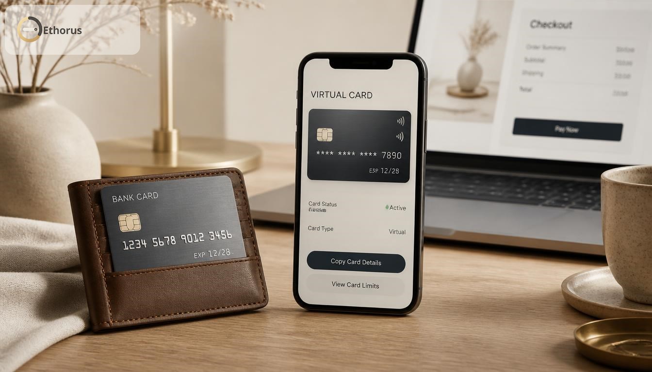 Tarjetas virtuales vs. tarjetas bancarias tradicionales: ¿Cuál es la diferencia? imagen de apoyo uno